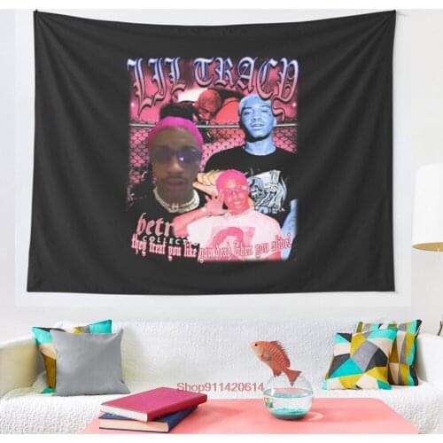 Lil Tracy They Treat You Like You Dead When You Alive tapestry Blanket Tapestry Bedroom Bedspread Decoration
