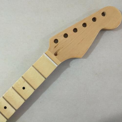 Full Scalloped Electric Guitar Neck ST style 22 Fret Maple Gloss
