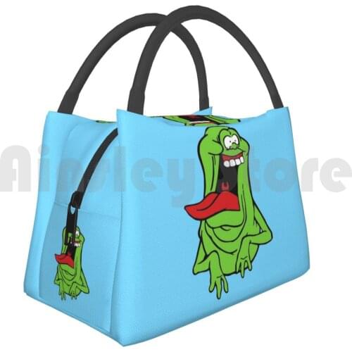 Portable Insulation Bag Slimer Ghostbusters Slimer Ghostbusters Green Ghost Spooky Creepy Animated Animation
