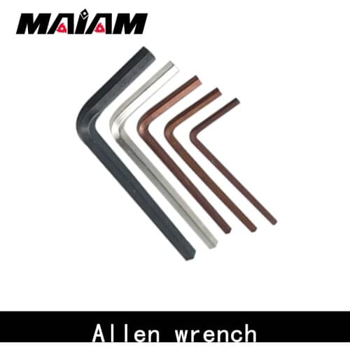 6pcs/set high quality Durable End Hex Wrench Allen Key Hand Tools Metric Allen Nickel Plating Hexagon Keys L2 L2.5 L3 L4 l5 l6