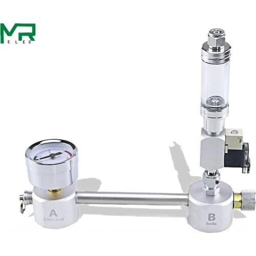 Aquarium DIY CO2 Generator System Kit With Pressure Air Flow Adjustment Water Plant Fish AquariumCo2Valve Diffuser