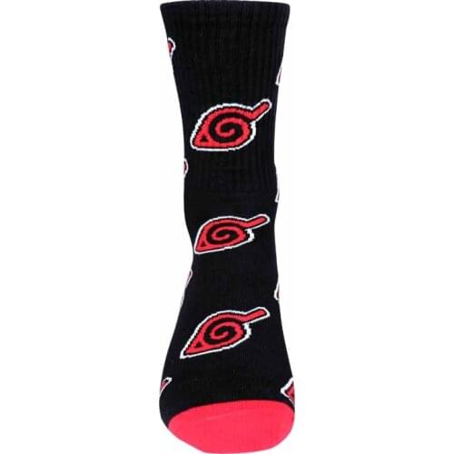 Shippuden Hidden Leaf Village Symbol Crew Socks