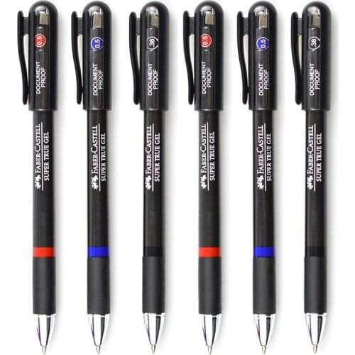 Faber-castell Super True Gel 549 Gel Pen Waterproof 0.38 0.5 0.7MM Oil-Base Gel Ink Kalem Stationery School Supplies Caneta