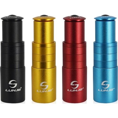 115mm Bike Stem Riser Extender MTB Handlebar Stem Adapter for 1-1/8" 28.6mm Fork Mountain Bike Bicycle Repair Parts Black