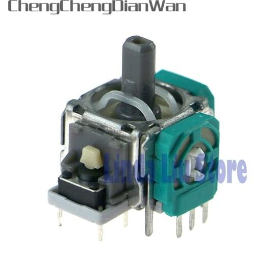 ChengChengDianWan Green 3D Analog Joystick Gaming Accessories 3d joystick for XBOX ONE Wireless Controller 10pcs/lot