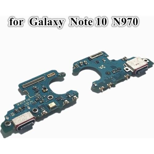 10Pcs New for Samsung Galaxy Note 10 N970 N970U N970F USB Charging Port Flex Cable Dock Connector Microphone Board Replacement