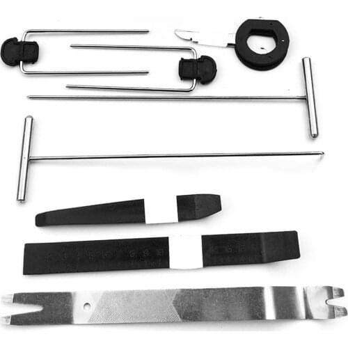 9pcs/Set Auto Car Radio Video Remover Tools Automotive Panel Trim Pry Kits Stereo Refit Interior Auto Removal Tools