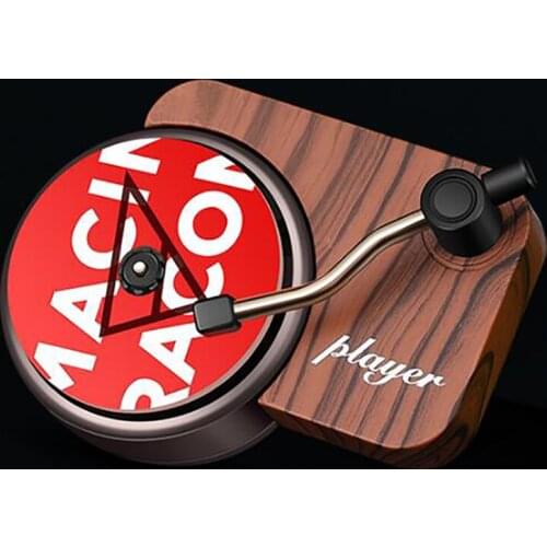 Car Aromatherapy Car Air Freshener Perfume Retro Record Player Vinyl Air Vent Clip Rotation Phonograph Air Fragrance Diffuser