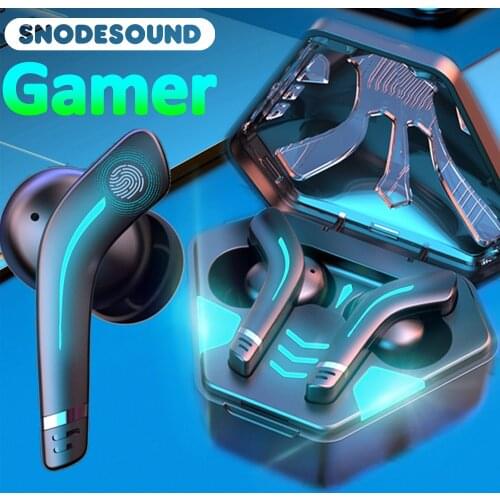 Gaming Earphone Gamer Headphones Headset Bluetooth-compatible Wireless In Ear Earbuds Phones With Mic TWS Hifi for iPhone Xiaomi