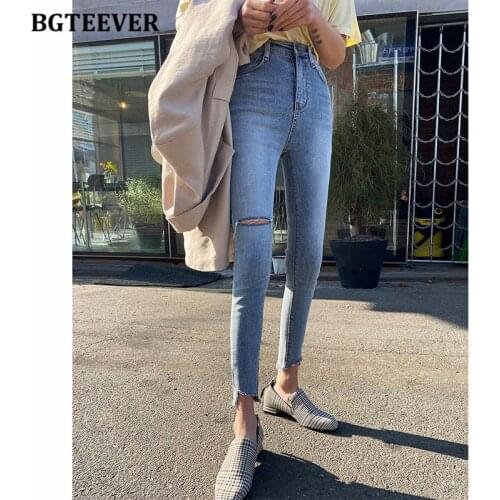BGTEEVER Womens Ripped Jeans