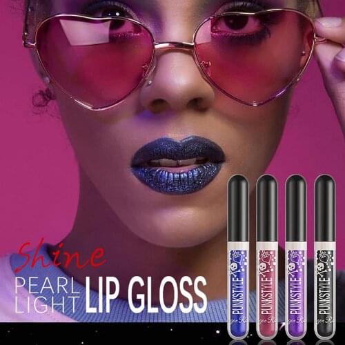 Halloween Lip Gloss Glitter Liquid Lipstick Set Halloween Long Lasting Lipgloss Kit Long Lasting Waterproof Lip Gloss Cosmetic