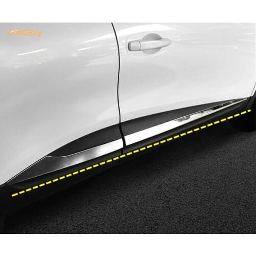 High quality Stainless Steel body side moldings side door decoration For Renault Koleos 2017-2018 Car styling