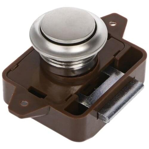 K0AF Camper Car Push Lock RV Caravan Boat Motor Home Cabinet Drawer Latch Button Locks For Furniture Hardware