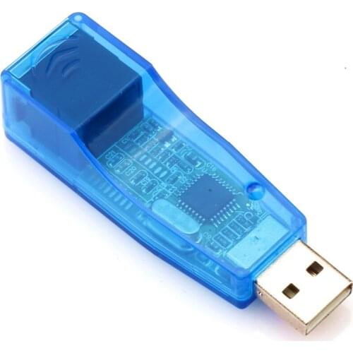 HWEXPRESS hot USB 2.0 Ethernet 10/100 Network LAN RJ45 Adapter BLUE 1PCS