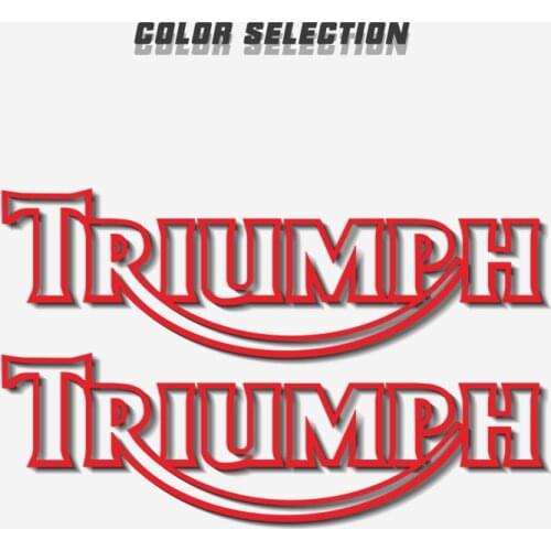 Motorcycle sticker accessories Fuel tank Wheels helmet Reflective MOTO body sign personality decoration sticker For TRIUMPH