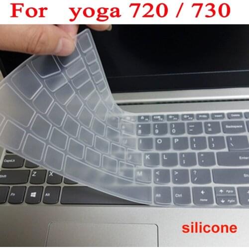 Washable Laptop Keyboard Cover For Lenovo Yoga 720 730 13.3 15.6 inch Silicone Waterproof Film Protector