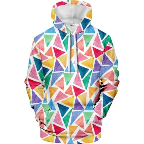 New Animation Creative Stripes Peripheral Printing 3D Hooded Drawstring Mens Cos Outfit Customizable