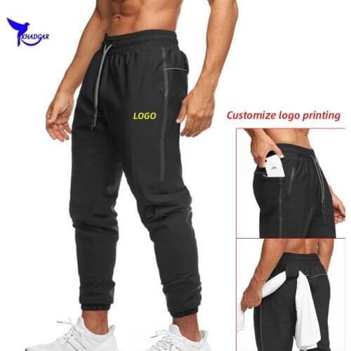2020 Autumn Quick Dry Running Sweatpants Men Reflective Sport Training Jogging Pants Male Gym Fitness Sportswear Trousers Custom