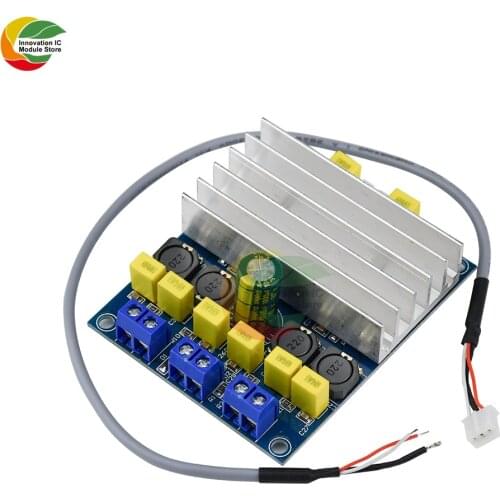 TDA7492 Digital Power Amplifier Board 2x50W Class D High Power Audio Sound Speaker Amplifier Transceiver Module with Heat Sink