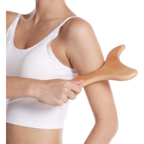 Professional Gua Sha Soft Tissue Body Sculpting Anti-Cellulite Muscle Release Wooden Lymphatic Drainage Tool Massage Paddle