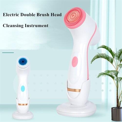 Facial Cleansing Brush Sonic Face Skin Spa Massager Electric Pore Deep Cleaning Cleanser Remove Blackhead Skin Care Machine