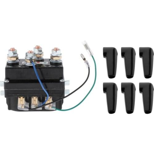 12V 250A Solenoid Relay Contactor Kit Replacement for ATV UTV 2000-5000lbs