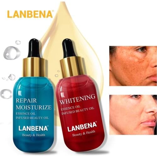 LANBENA Face Serum Essential Oil Hyaluronic Acid Moisturizing Whitening Ampoule Serum Repairing Skin Collagen Face Care