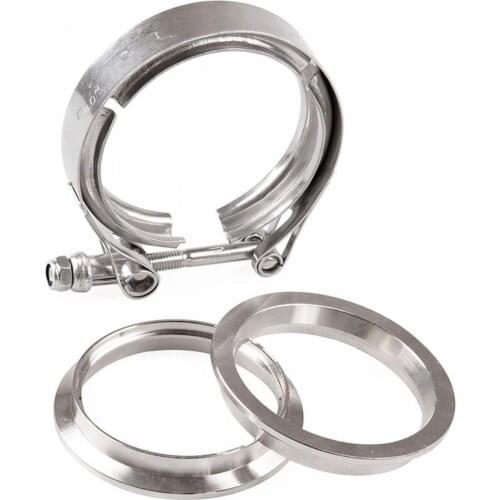 2/2.5/3/3.5/4 Inch Universal Car V-band Turbo Downpipe Exhaust Clamp Accessories