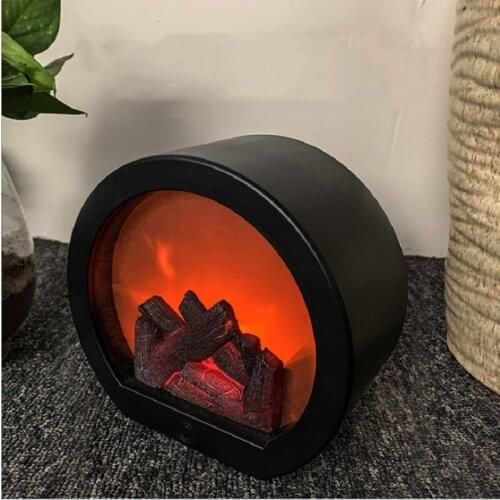 High Quality Candlestick Simulation Decoration LED Charcoal 3d Flame Fireplace