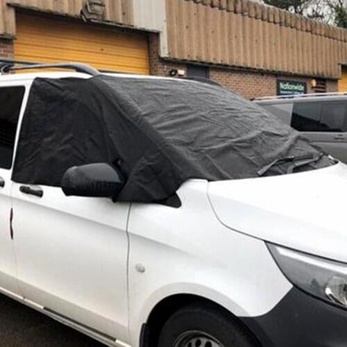 Windscreen Curtain Wrap Cover for UV Rays & Snow Prevention Waterproof Windshield Sun Shade Replacement for VW T5 TRANSPORTER