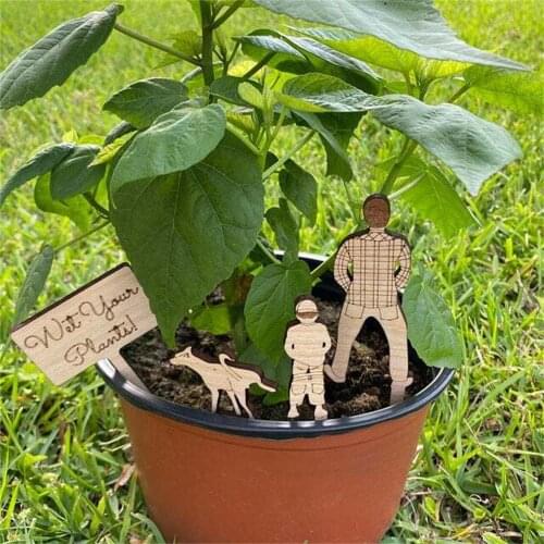 1PCS Plant Tags Funny Peeing Peter Plant Mark Nursery Garden Labels for Plant Pot Miniature Landscape Flower Basin Insert
