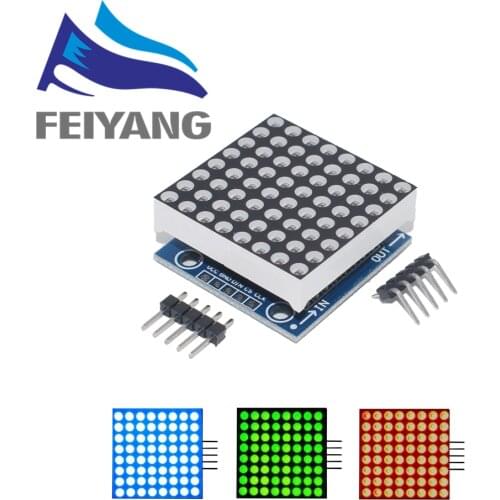10PCS MAX7219 dot matrix module microcontroller module DIY KIT MCU LED Display Control Module Kit