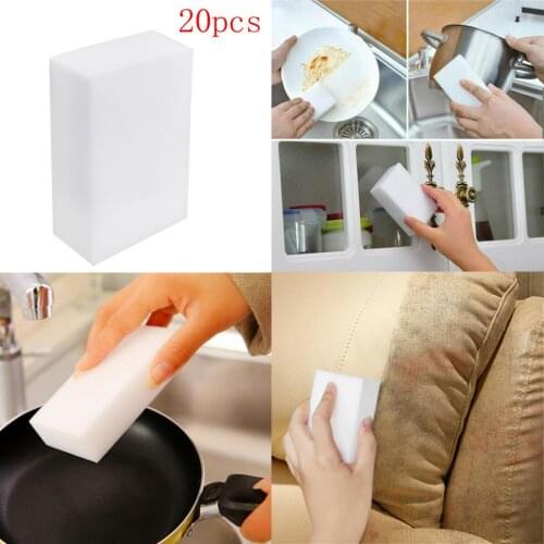 20 Pcs Household Nano Sponge Clean Supplies Glass Ceramic Wood Cleaner Kit