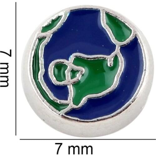 20Pcs/Lot Earth Floating Charms Hand-made DIY for Glass Lockets