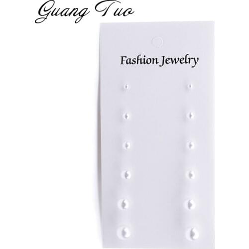 6 Pairs/set Pearl Stud Earrings for Women Charm Temperament Earrings Fashion Jewelry Simulated Pearl Earrings Wedding Jewelry