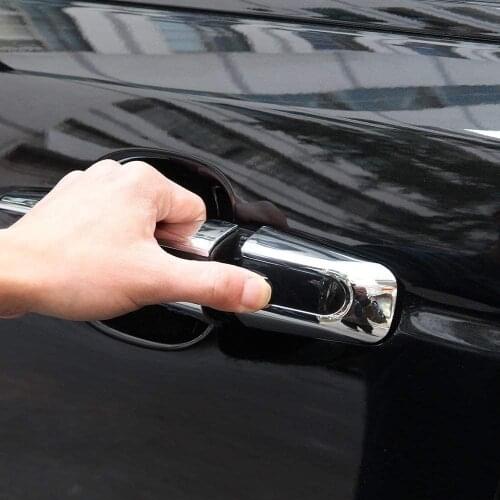 ABS Chrome Plastic Exterior Door Handle Cover Trim Car Accessories For Land Rover Discovery Sport Range Rover Sport 2014-2017