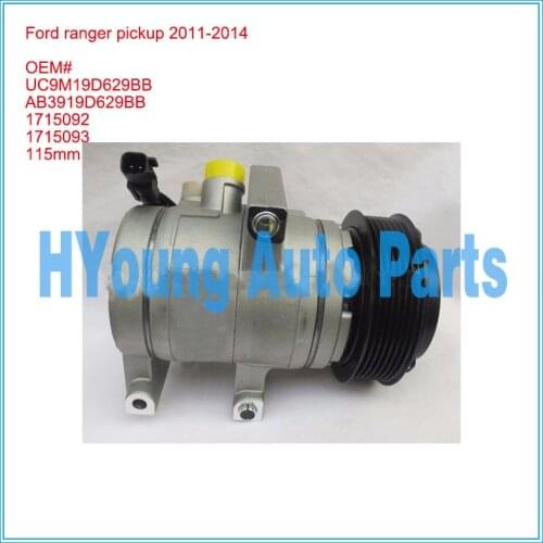 Auto compressor for Ford ranger pickup 2011-2014 1715093 115mm 7pk HCC HS13N UC9M19D629BB