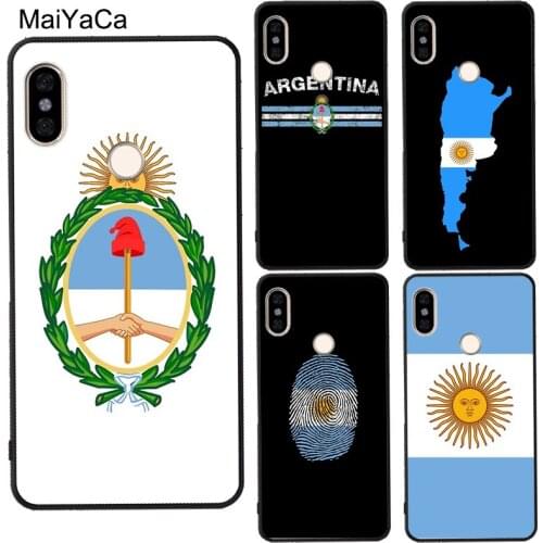 Argentina Flag For Redmi Note 9 Pro 8 8T 9S 9C 9A For Mi Note 10 Lite Mi 9T Pro A3 Case For POCO X3 NFC