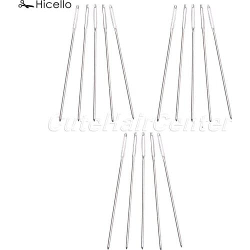 Hicello 15pcs/Set Large Eye Sewing Needles Knitters Wool Pullthrough Darning Embroidery Needle Tapestry Threading Sewing Tool