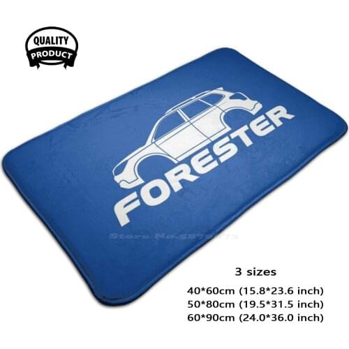 Forester Door Mat Foot Pad Home Rug Car Truck Off Road Forester Outback Rally Dirt 4 4 Allwheel Boxer Engine Suv