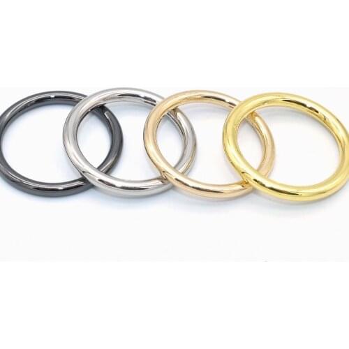 1" O Ring Gold/Silver Loop Buckle Zinc Alloy O Clasp Ring DIY Jewelry Charm Accessories Strap Bag Purse Handbag Making Hardware
