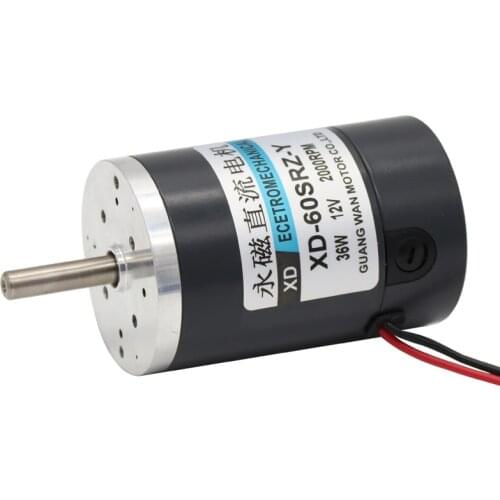 36W Miniature Permanent Magnet DC Motor 12V 24V Speed Motor Cotton Candy Motor High Speed Brush Motor