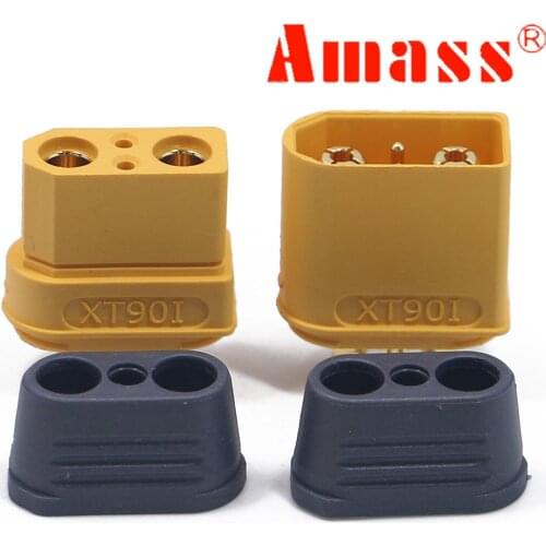 AMASS XT90I dual signal pin model airplane connector XT90 (2+2) plug original RC accessories