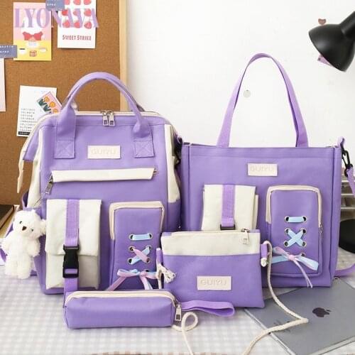 High School Backpack Women Bag Students Japanese Simple Womens Bag Female Large Capacity Wild College Style Backpacks