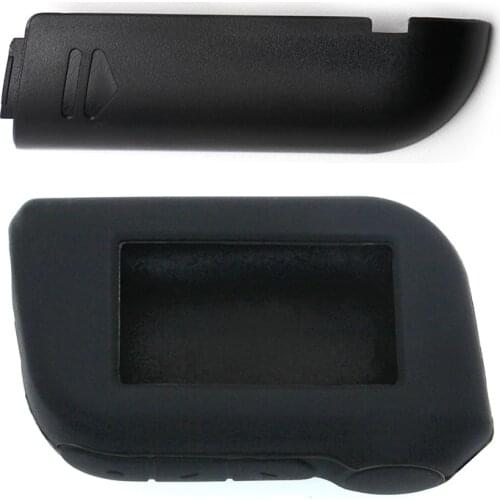 Silicone Key Case + A93 Battery Cover For StarLine A93 A63 A39 A36 LCD Remote Control Keychain Body Case