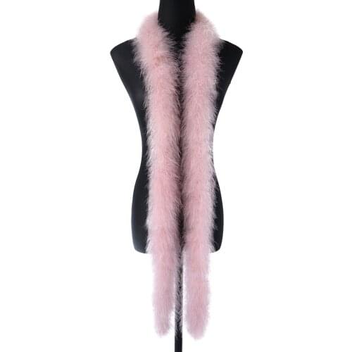 High Quality Soft Real Marabou Feathers Boa Christmas Tree Party Decor Fluffy Turkey Feather Wedding Dress Accessories 22 Gram