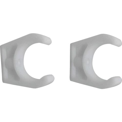 2pc Boat Storage Clip for Ladder Paddle Pole Light Hook Storage Clip White