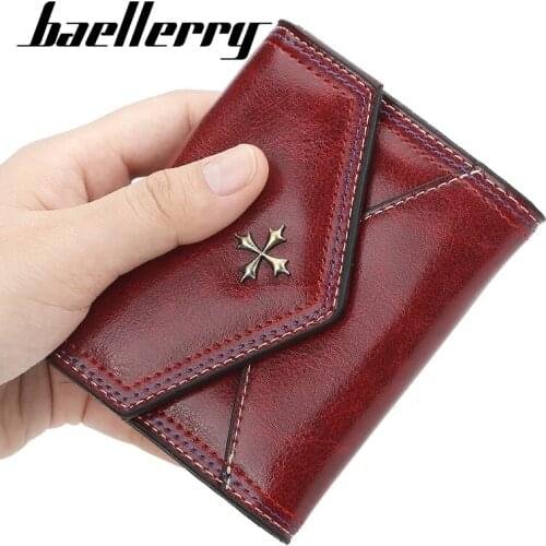 Women Wallets new ladies multi-card organ card bag Baellerry horizontal European American coin purse fashion buckle wallet 924