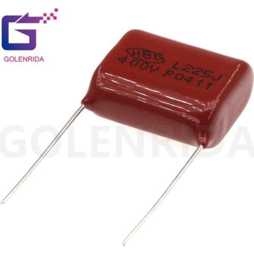 10PCS 400V225J 2.2UF Pitch 20M 225J400V 225 400V 2200PF CBB Polypropylene film capacitor