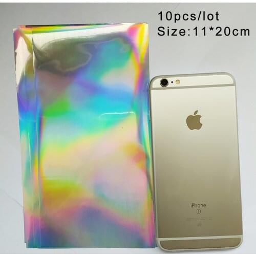 A4 20X30cm 10pcs holographic foil quill paper for Laminator heat Transfer by laser printer hot stamping foil
